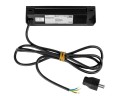 Bachmann CASIA2 SHORT listwa zasilająca naścienno-narożna 2x230V+USB(A+C) INOX