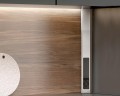 BACHMANN CASIA2 LONG listwa zasilająca naścienno-narożna 3x230V +USB(A+C) INOX