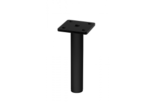 GTV-Nóżka meblowa S RONDA, H=150mm fi25 czarny mat
