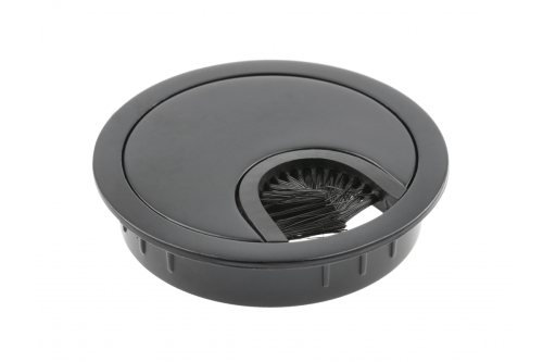 Przepust kabli METALOWY GTV (fi 60) - CZARNY MAT