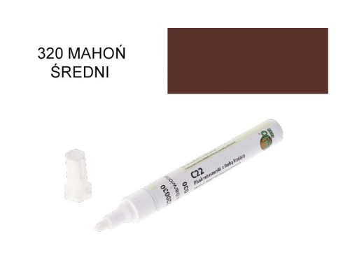 CleHo-Pisak Retuszerski z farbą kryjącą C22 320 mahoń średni