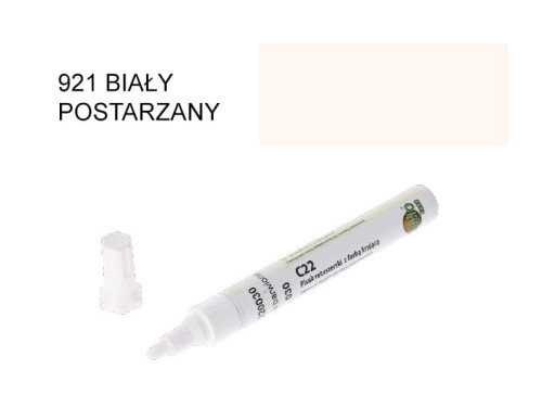 CleHo-Pisak Retuszerski z farbą kryjącą C22 921 biały postarzany