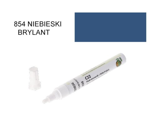 CleHo-Pisak Retuszerski z farbą kryjącą C22 854 niebieski brylant