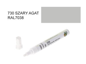 CleHo-Pisak Retuszerski z farbą kryjącą C22 730 szary agat