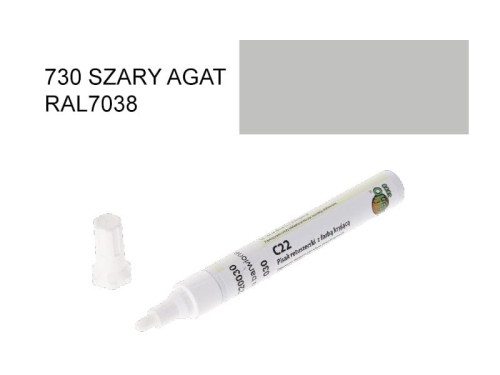 CleHo-Pisak Retuszerski z farbą kryjącą C22 730 szary agat