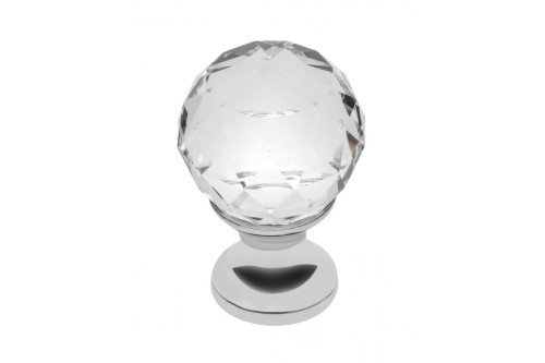 GTV-Gałka CRYSTAL PALAC -A 20mm Chrom + Crystal