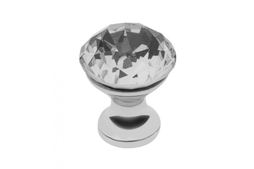GTV-Gałka CRYSTAL PALAC -B 20mm Chrom+ Crystal
