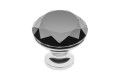 GTV-Gałka CRYSTAL PALAC -B 40mm Chrom+ Black