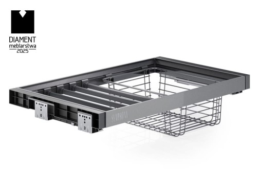 ATM - WB-663-800 P35 Wieszak na spodnie + kosz Antracyt