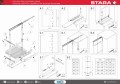 CARGO MAXI ( STX ) druciany Antracyt "40" 5 półek