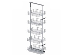 ARGO MAXI ( STX ) druciany Chrom "30" 5 półek Prowadnice BLUMC