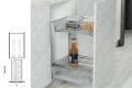 CARGO MINI ( STX ) "45" CHROM -2 półki DOLNE L-470