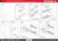 CARGO MINI ( STX ) białe dno/chrom PRAWE "15" II prowadnice BLUM