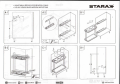 CARGO MINI ( STX ) na przybory kuchenne Chrom PRAWE "25" II prowadnice BLUM