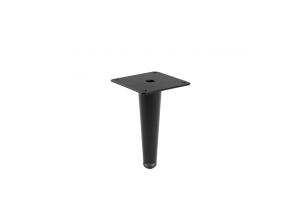 GTV-Nóżka meblowa 80x80 SPIRE H-130mm Czarny Mat