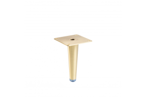 GTV-Nóżka meblowa 80x80 SPIRE H-130mm Złoty szczotkowany