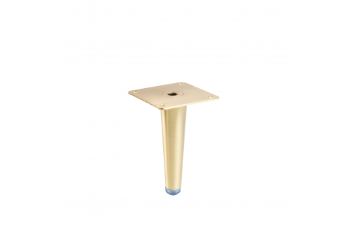 GTV-Nóżka meblowa 80x80 SPIRE H-130mm Złoty szczotkowany