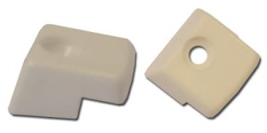 Zacisk do lustra Tw -biały (100szt.)