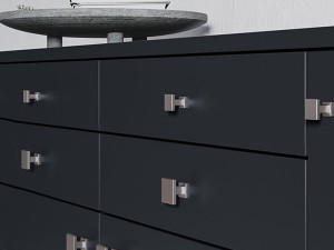 Gałka SIRO (2506-ZN21) Efekt stali nierdzewnej