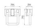 Gałka SIRO (2473-50PB12) rysunek