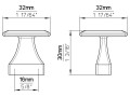 Uchwyt SIRO 2439 rysunek