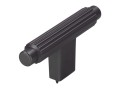 Gałka SIRO prążkowana ANTRACYT MAT (2594-70ZN68) "T"