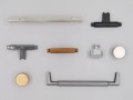 Rodzina gałek i uchwytów prążkowanych