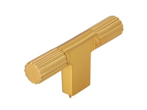 Gałka SIRO prążkowana ZŁOTY (2592-70ZN87ZN87) "T"