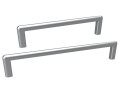 NOMET Uchwyt ZnAl NOX Chrom mat/aluminium