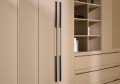 NOMET Uchwyt LANA zaoblony Czarny P61 (C-5579) L-1024