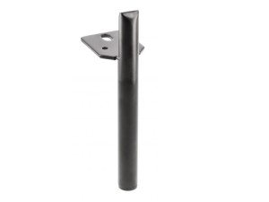 GTV-Nóżka meblowa RONDA, H=150mm fi25 czarny mat