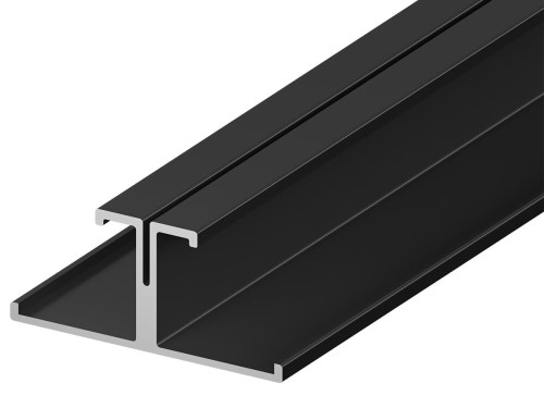 Profil LED THL (D9-1) sam profil Półkowy 2m CZARNY