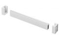 Drążek prostokątny 12x32mm (GTV) rozetka z zaślepkami Biała