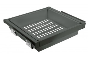 GTV-Garderoba ELITE Antracyt szuflada z koszem metalowym "90"