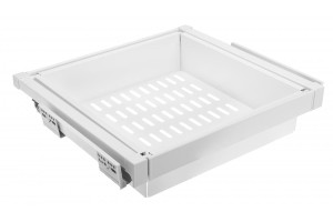 GTV-Garderoba ELITE Biała szuflada z koszem metalowym "70"