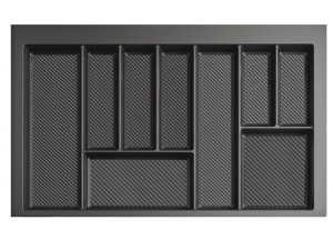 Wkład szufladowy MAX "80" GRAFIT gł. 450-500mm