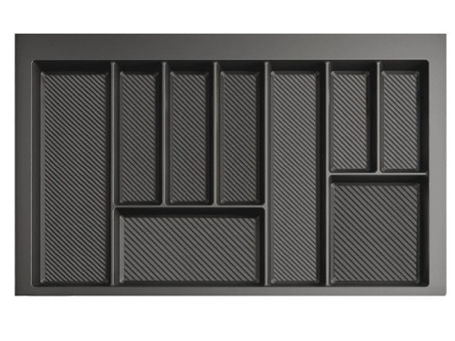 Wkład szufladowy MAX "80" GRAFIT gł. 450-500mm