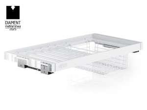 ATM - WB-663-900 P1 Wieszak na spodnie + kosz Biały
