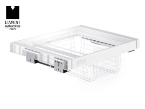ATM - WB-663-600 P1 Wieszak na spodnie + kosz Biały