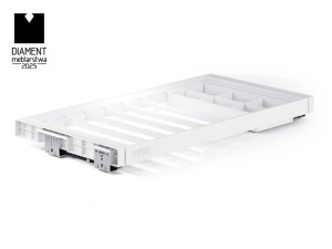 ATM - WB-664-900 P1 Wieszak na spodnie + organizer Biały