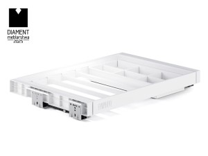 ATM - WB-664-700 P1 Wieszak na spodnie + organizer Biały