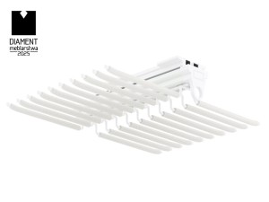 ATM - WB-668 P1 Wieszak na spodnie podwójny Biały