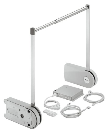 HAFELE- Pantograf elektryczny 30kg 600-900mm szary/chrom