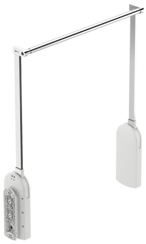HAFELE- Pantograf elektryczny 17kg 750-1200mm biały/chrom (centralny)