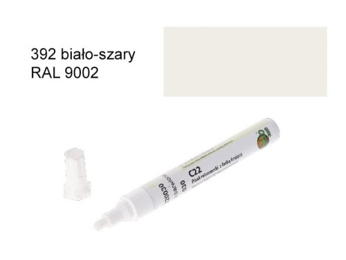 CleHo-Pisak Retuszerski z farbą kryjącą C22 392 biało-szary