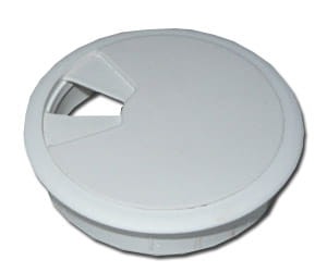 Przepust kabli (fi 80) - biały