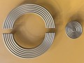 SYSTEM Uchwyt ryflowany SY 4821.0128.GB złoty szczotkowany