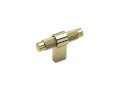 SYSTEM Gałka radełkowana T-BAR 8772.0008.GL złoty chrom