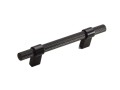 SYSTEM uchwyt radełkowany 8774.AL6 czarny mat 128mm