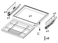 SEVROLL Szuflada z organizerem Royal 764x420x61mm